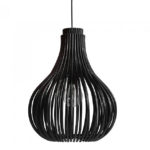 Lampe Bulb noire